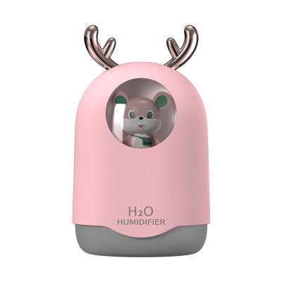 China Color Changing LED Car Humidifier Bottle Diffuser Light Hot Selling Cute Animal Knorr Aromat Air Cooling Humidifier SPA Therapy Essential Oil Humidifier For Room for sale