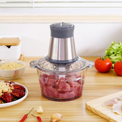 China Household Electric Food Chopper Mincer Machine Vegetable Fruit Chopper in 250w 1.8L for sale