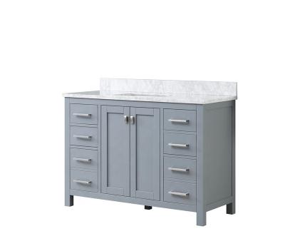 China Modern Guanda Modern Bathroom Vanity Single Sink Cabinet Set Units for sale