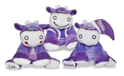 China Purple Milka Cow Plush Toys for sale