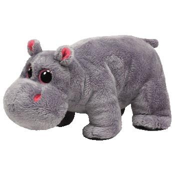 China Big eye Grey Hippo Plush Toys for sale