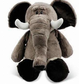 China Grey Elephent Plush Toy for sale