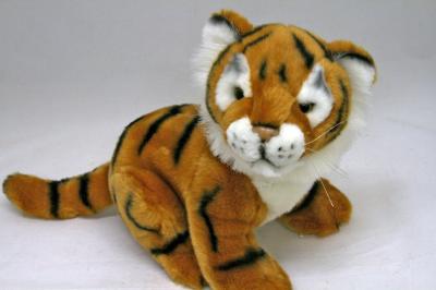 China Brown Tiger Soft Toy Plush Toy for sale