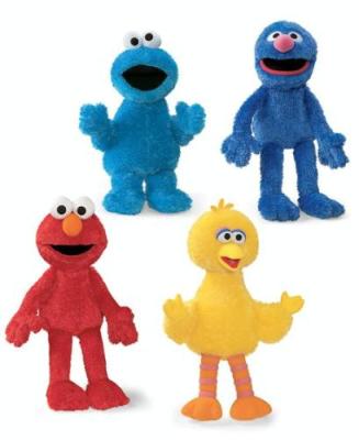 China Sesame street family Collection Plush Toys for sale