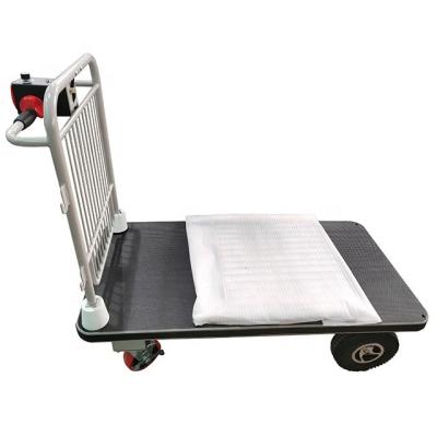 China HG-105 Electric Storage Handling Trolley With Removable Shelf For Warehouse for sale