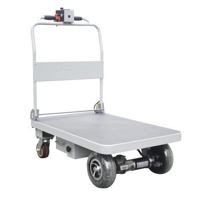 China HG-101 High Quality Electric Storage Trolley Cart Motorized Hand Truck Power Trolley for sale