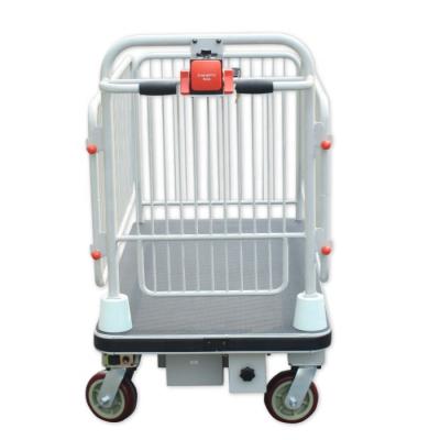 China Industrial Electric Cart Electric Hand Truck With Wire Mesh For Warehousing for sale