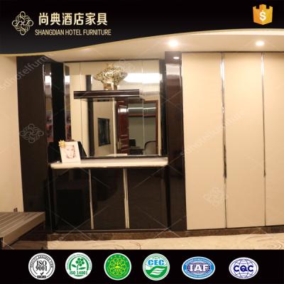 China New Style PANEL Wholesale Hotel Mini Bar Counter Cabinet With Wardrobe for sale