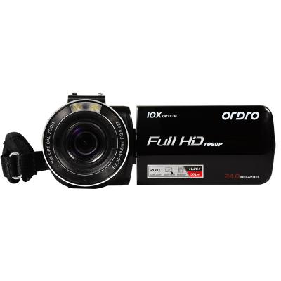 China ORDRO 1080P 24MP 10X Optical Zoom Camera HD Video Camera Support Microphone Full HD Extra Camera Professional Camcorder 2