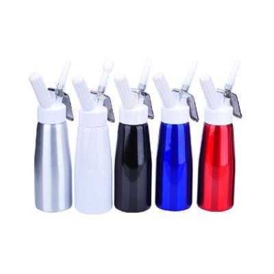 China Red Aluminum 250ml Cream Whipper Dispenser Camouflage Colour for sale