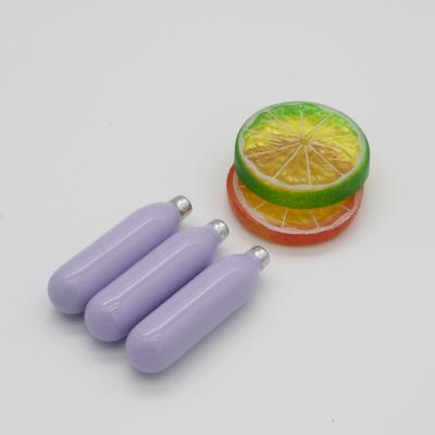 China Purple Disposable Whipped Cream Chargers 8g For Party for sale