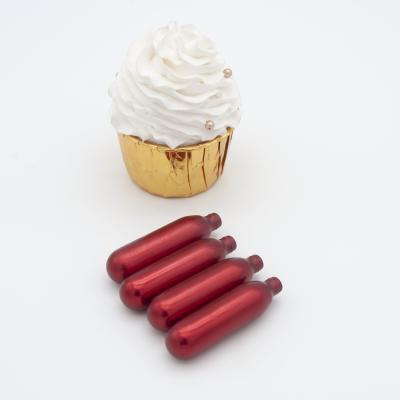 China Silvery And Customize 8g Whipped Cream Chargers For Dessert Tools for sale