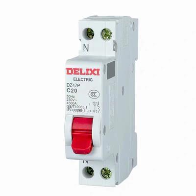 China Mini Short Circuit Delixi Good Quality Favorable Price Mini Smart Mcb 63amp 100amp Circuit Breaker for sale