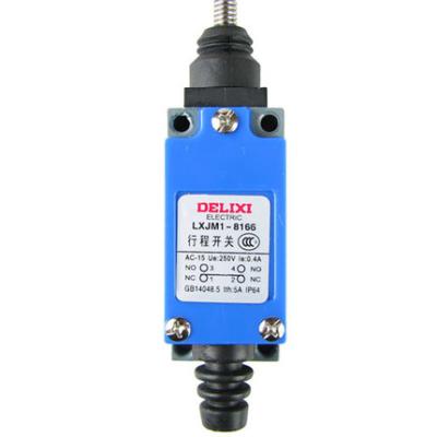 China Mechanical machine tool control DELIXI LXJM1-8166 series limit switch 5A 50HZ mechanical autoatic AC 250V 125V 115V with reliable quality for sale