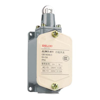 China DELIXI LXK1-411 Series 5A DC 220V to AC 380V Limit Switches with Direct Connection Pressure Plunger JLXK1-411 Dustproof for sale