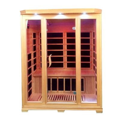 China Computer Control Panel Commercial Sauna Far Infrared Sauna Home with Ceramic Heater Far Infrared Sauna for sale