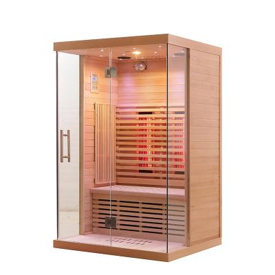 China Computer Control Panel Sauna Room Indoor Luxury Far Infrared Far Infrared Room Near Infared Sauna for sale