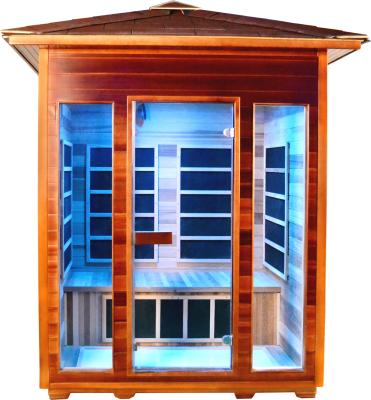 China Traditional Outdoor Room Sauna Computer Control Panel Computer Control Panel Infrared Sauna And Sauna Steamer for sale