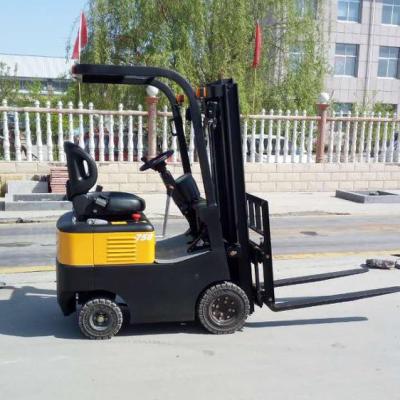 China Cheap price of lightweight electric forklift on the pile 450mm forklift 4 wheel drive for sale