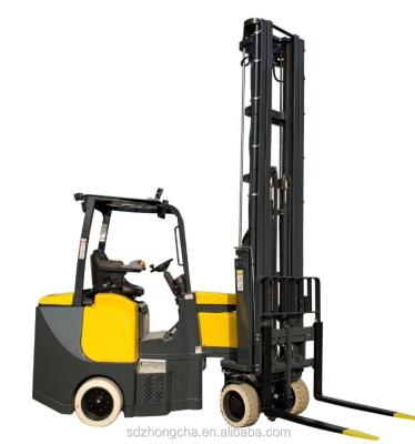 China Garment Shops Best Selling 2 Ton Lift Truck Articulated Narrow Pavement Electric Forklift Made in China for sale