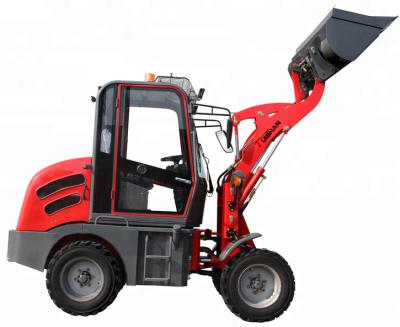 China Factory Mini 0.8ton Electric Front End Loader With Attachments for sale