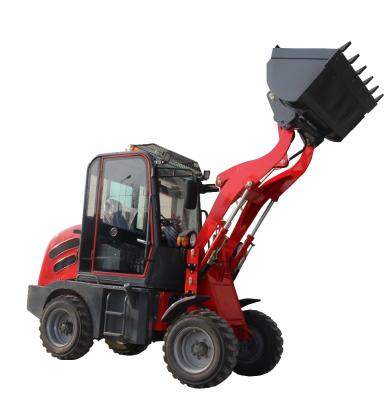 China Agricultural Farm Machinery Articulated Mini Wheel Loader ZL08 0.6cbm for sale