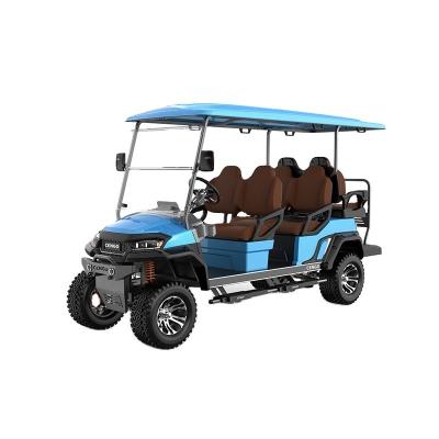 China 2 4 6 Seat Lifted Electric Golf Cart with DOT EEC Certification and Long-lasting Lithium Battery for sale