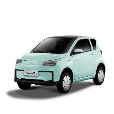 China 2024 2 Seats Mini EV Car Energy Vehicles Solar EEC Electric Car Blaval Solar 2 with EEC COC Customised Motor Single Motor for sale