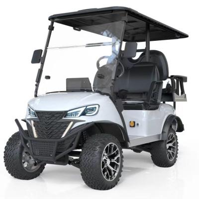 China Seats 1-2 Electric Golf Cart Hunting 4 Passenger with 5kw AC Motor and Curb Weight of 400-500kg for sale