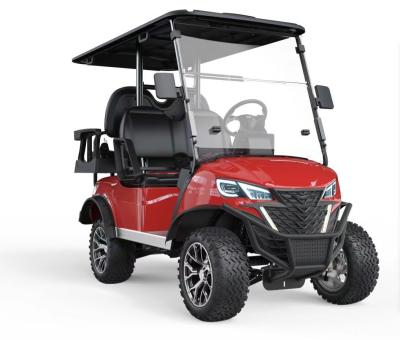 China 4 Seats Off-road Hunter Cart Electric Golf Carts with Lifted Design and Driving Mileage of 70-90km for sale