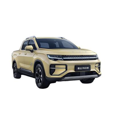 China 2023 2024 Geely Ev Car Radar RD6 4 Doors 5 Seaters Pick Up Long Range Electric Pickup Truck 4x4 4wd Cars 5260*1900*1830mm for sale