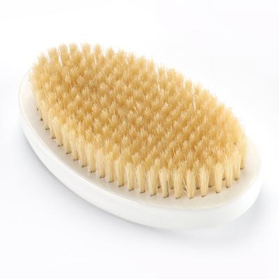 China Duct Natural Beech Wood Wave Brush PU Paint 360 Curved Palm Wave Brush for sale