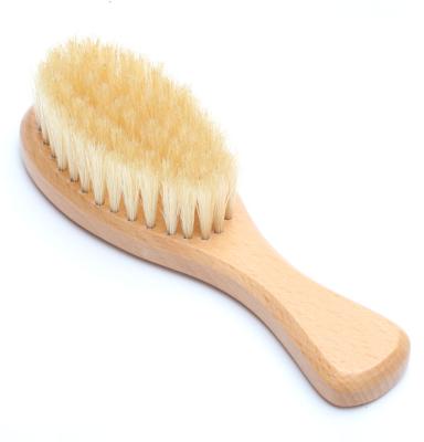 China All Natural Wholesale China Super Soft Baby Hair Brush Massage Bath Body Brush For Child for sale