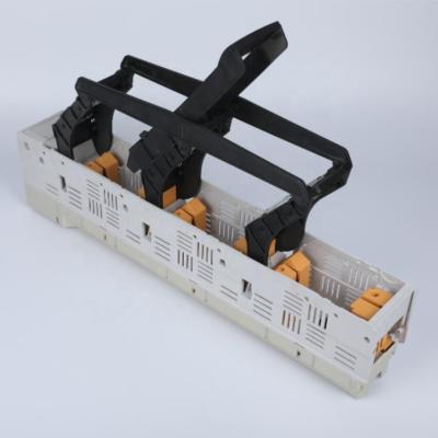 China LOW VOLTAGE welcome to inquiry price UPR3 switch bar fuse rail 3phase 400A switch fuse base for sale