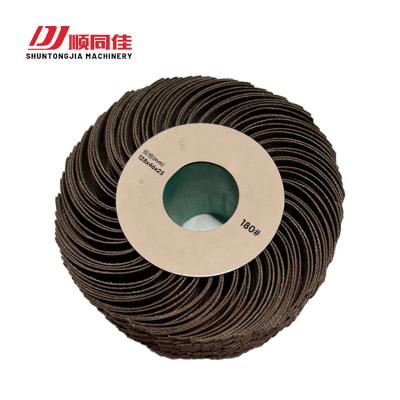 China High Quality Woodworking Machinery Parts Broom-wheel Shaft Abrasive Broom ShunTongJia Abrasive Disc for sale