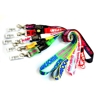 China Hot Sale Polyester Lanyard Bulk Custom Id Badge Neck Lanyard for sale