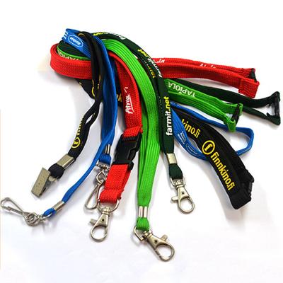 China Widely used for Medal & Sale Custom Tube Lanyard Neck Ribbons For Badge Gifts Size 20Mm*900Mm Blank Polyester Silk Screen Printing Best Promotion for sale