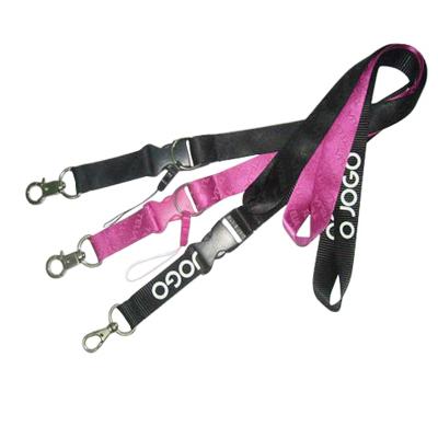 China Widely used for Medal & Badge Gifts Nylon Lanyards Luxury Loose Custom Personalized Unique Designed Braided Neck Lanyard Strap Polyester Two Colors for sale