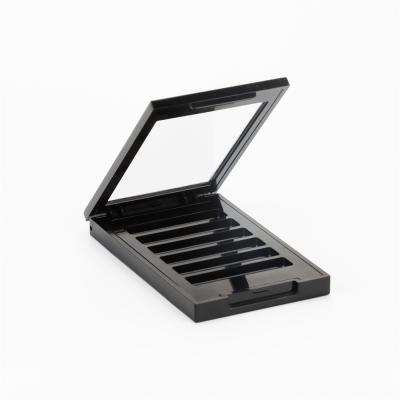 China 6 Color Factory Outlet Plastic Empty Premium Portable Eyeshadow Cosmetic Packaging for sale