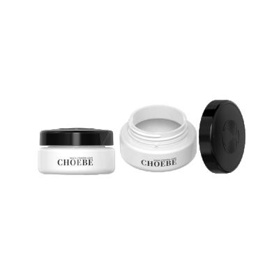 China Recycable 50ml Plastic Airless Facial Cream Jar Bottle Cosmetic Packaging Jar Lotion Screw Lid for sale