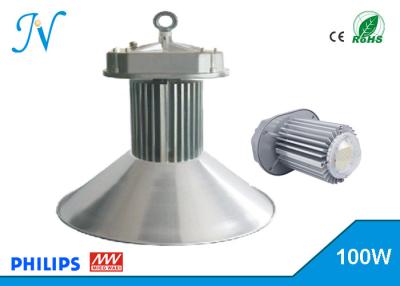 China Commercial Warehouse High Bay Lighting 110Lm/W Dimmable Led High Bay 100W for sale