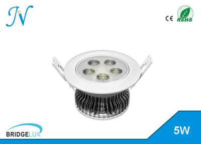 China Large Brilliant 5w Led Downlight Recessed Lighting With Led Bridgelux 45mil Chip for sale