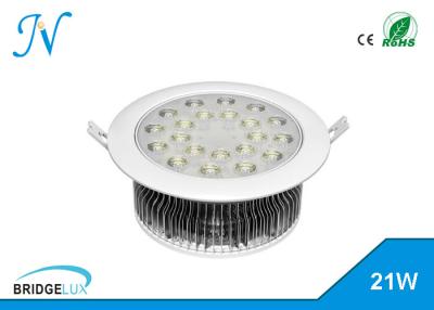 Κίνα Downlight δροσερό άσπρο 7000K των συμπαγών 21W τοποθετημένο οδηγήσεων για τον εσωτερικό φωτισμό προς πώληση