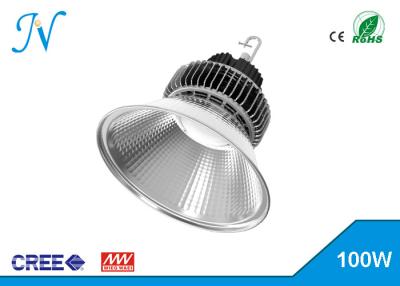 China Round Induction Cree Led High Bay Light 100W for Exhibation Hall , Shopping Mall for sale