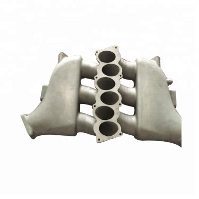 China Binocular A356 Truck Engine Parts Air Intake Pipe Intake Manifold Cost Polish Finished for sale