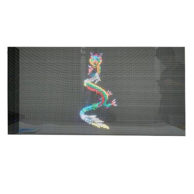 China P6.25 Pantalla LED interior holográfica transparente Tasa de transparencia del 70% Servicio trasero en venta