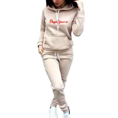 China Women's Leisure Two Breathable Hoodie Sets Custom Logo Factory Wholesale High Quality Women's Suits for sale