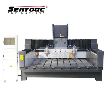 China Hotels Factory Wholesale Price Marble Granite Engraving With Water 5.5kw Small Axis Rock Cutting Machine 5 Axis CNC Bridge Saw for sale