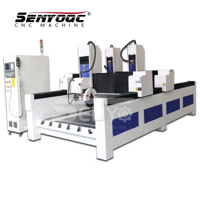 China Italy Hotels CNC Router / Bridge Saw Stone Cutting Machine Polishing / Marble Engraving Machine for sale