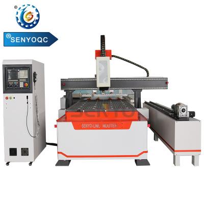 China Hotels CNC Router / CNC Router ATC Knife Oscillating Tangential Atc with 8 Tools / 4 Axis Carrusel CNC Router Machine for sale